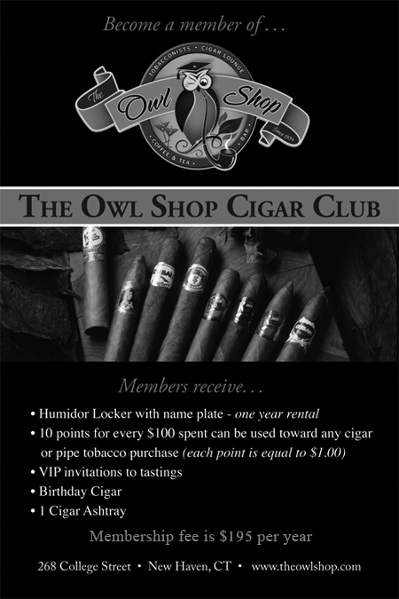 owl shop cigar club membership
